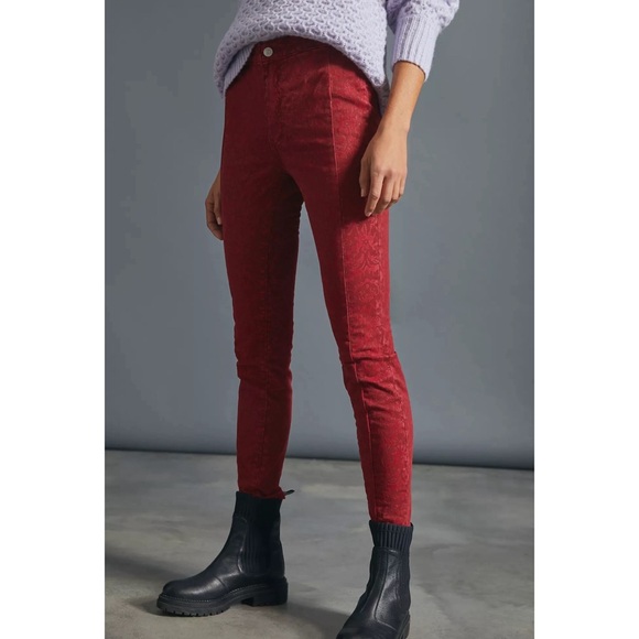 - Anthropologie Pilcro Flocked High-Rise Leggings/Pants NWT SZ 18W - Picture 7 of 16